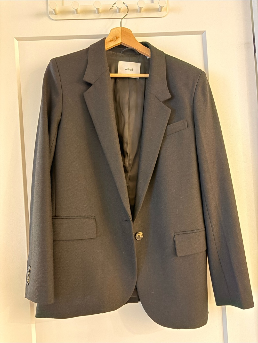 Wilfred Black Women's Single-Button Blazer